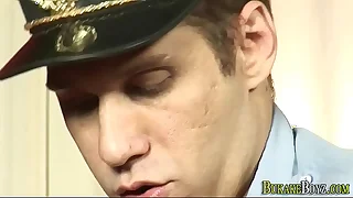 Latino twink facialized